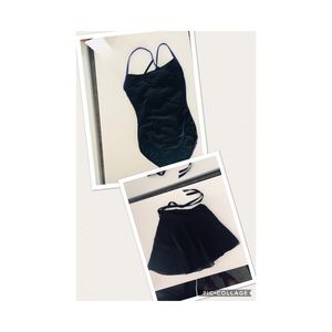 •BUNDLE• Black Capezio Leotard and Black Skirt